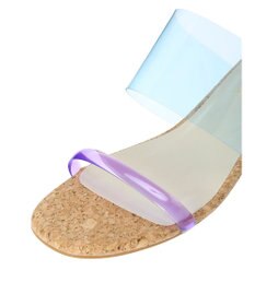 earth music&ecology ＯＲｉｅｎｔａｌＴＲａｆｆｉｃ　クリアストラップサンダル