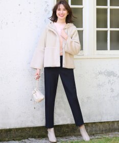 ANY SIS 【大人百花掲載 ヨンアさん着用】シリーズ累計7万本突破！サーモ2WAYストレッチ テーパードパンツ