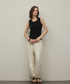 GRACE CONTINENTAL リブニットタンクトップ