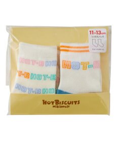 MIKI HOUSE HOT BISCUITS 【9-19cm】クルー丈 ソックスパック2足セット