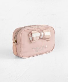 TOCCA 【WEB限定】BICOLOR RIBBON POUCH ポーチ