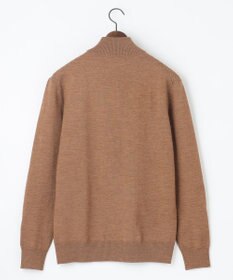 JOSEPH ABBOUD 【滑らかな肌触り/洗える】エクストラファインメリノウール ジップ ニット