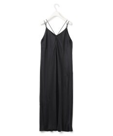 ICB L 【洗える】 アセテートフルダルサテン キャミソールドレス