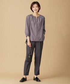 J.PRESS LADIES 【洗える】 RELAXION ツイル ストレート パンツ