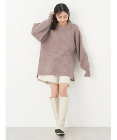 earth music&ecology フワフワＭＩＸヤーンチュニック