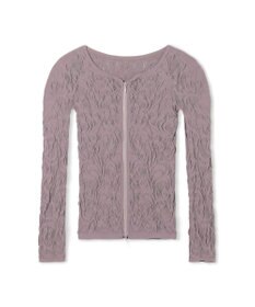 Chacott 【ノーソーイングニット】バレリーナネックジップトップ