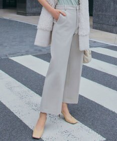 23区 【CLASSY.2月号掲載/洗える】TRストレッチギャバ ワイドパンツ