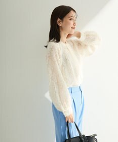 Green Parks Ｏ．フサフサ２ｗａｙボウタイブラウス