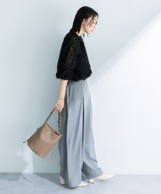 Green Parks Ｏ．フサフサ２ｗａｙボウタイブラウス