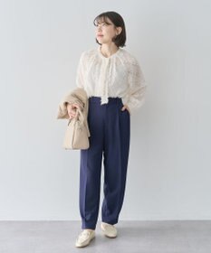 Green Parks Ｏ．フサフサ２ｗａｙボウタイブラウス