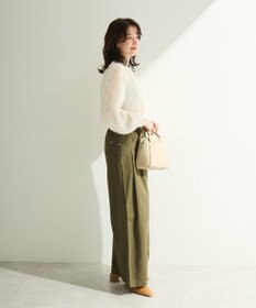 Green Parks Ｏ．フサフサ２ｗａｙボウタイブラウス