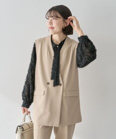 Green Parks Ｏ．フサフサ２ｗａｙボウタイブラウス