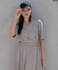 ICB L 【接触冷感・UVカット・速乾・洗える】 マットスキューバ プルオーバー