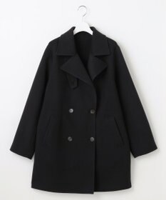 自由区 S ウールリバーダブルブレストコート