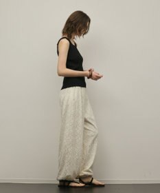 GRACE CONTINENTAL リブニットタンクトップ