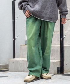 WEGO スケーターズ　タックワイドデニムパンツ