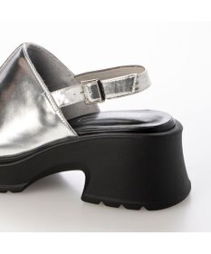 MODE ET JACOMO <noyau>センターライン厚底サボサンダル