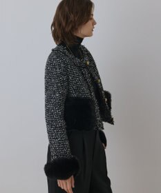 GRACE CONTINENTAL ツイードコンビジャケット