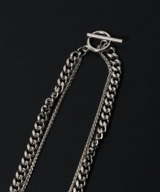 WEGO M2連チェーンネックレス