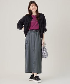 ANY SIS 【洗える】チュールレイヤードニット ブルゾン