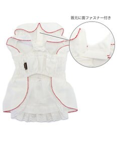 PET PARADISE ペットパラダイス スモッキング ワンピース 《いちご刺繍》 小型犬