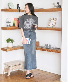 WEGO 【新色追加/ユニセックス着用アイテム/手洗い可/SMLサイズ展開】ピグメントグラフィックT（S）