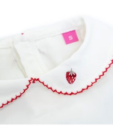 PET PARADISE ペットパラダイス スモッキング ワンピース 《いちご刺繍》 小型犬