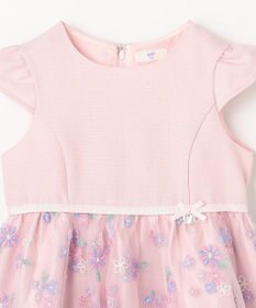 ANY KIDS 花柄刺繍ワンピース