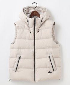 JOSEPH ABBOUD MOUNTAIN 【サステナブル/軽量/8ポケット/JAPANファブリック】ライトナイロンワッシャー アウトドアダウンベスト