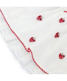 PET PARADISE ペットパラダイス スモッキング ワンピース 《いちご刺繍》 小型犬