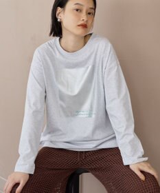 AMERICAN HOLIC ボックス箔プリントロングTシャツ