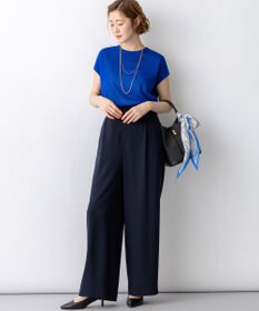 23区 L 【先行予約】シャイニーシアー ノースリーブ ニット