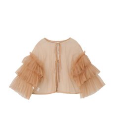 Green Parks ・ＥＬＥＮＣＡＲＥ　ＤＵＥ　２ｗａｙチュールブラウス