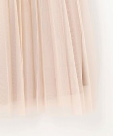 組曲 【WEB限定・KUMIKYOKU NAVY】ジャージーコンビ ギャザーチュール ワンピース