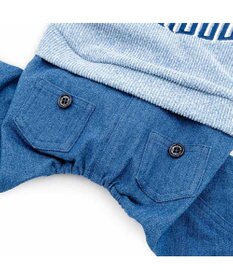 PET PARADISE J.PRESS 杢 トレーナー パンツつなぎ 小型犬