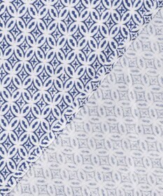 JOSEPH ABBOUD 【キングサイズ・オーガニックコットン・日本素材】ジオメトリックパターンプリントシャツ　26SSモデル