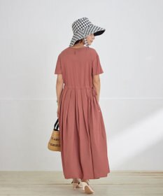 Tiaclasse L 【洗える】サイドリボンドロストワンピース