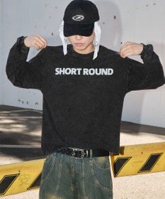 WEGO 【ユニセックス着用ITEM】ケミカルウォッシュグラフィックT（LS）