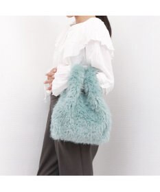 UNBILLION カシュカシュ cachecache / シャギーエコファーショッパーバッグ