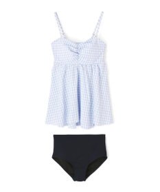 San-ai Resort（三愛水着楽園） 【WEB限定】ペプラムチェック3点セット【Beach Queen（ビーチクイーン）】