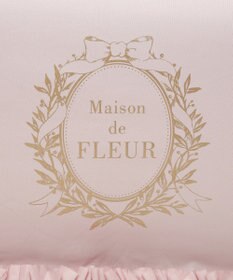Maison de FLEUR 《晴雨兼用》遮光&UV CUT フリル折りたたみ傘