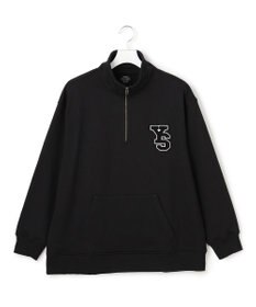 J.PRESS YORK STREET 【UNISEX】裏毛ロゴハーフジップ スウェット