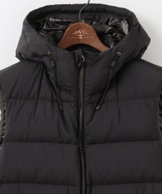 JOSEPH ABBOUD MOUNTAIN 【サステナブル/軽量/8ポケット/JAPANファブリック】ライトナイロンワッシャー アウトドアダウンベスト