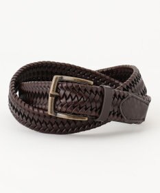 JOSEPH ABBOUD 【伸びる/日本製】ストレッチレザー ベルト