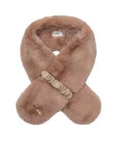 MOONBAT FURLA フェイクファーくしゅくしゅリボンマフラー