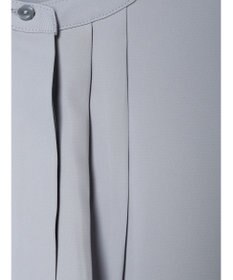 earth music&ecology ノーカラーフロントタックブラウス