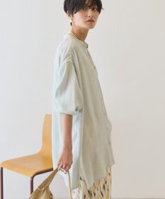 AMERICAN HOLIC 楊柳バンドカラーシャツ