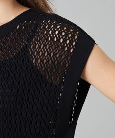 Chacott Chacott BALANCE【ノーソイングニット】メッシュニットワンピース