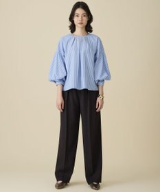 自由区 L ボリュームスリーブ ブラウス