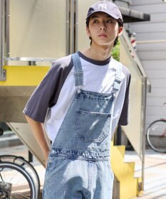 WEGO 【ユニセックス着用/SMサイズ展開】デニムオーバーオール